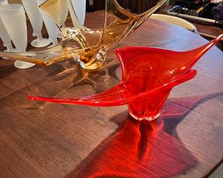 Stunning Murano Glass Centerpieces