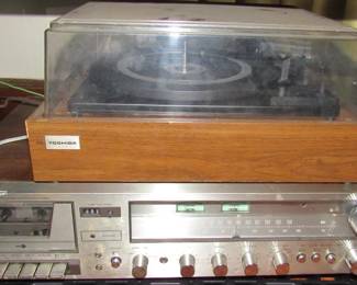 Toshiba Turntable and Receiver