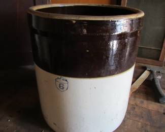 Rare Witt Acorn Crock