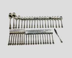 Towle Old Master Sterling Silver Fork & Spoon Flatware 1573 Grams
