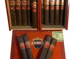 Punch Rare Corojo Cigars - 16 El Diablo 6.5x66 and 13 El Doble 6x60 Cigars
