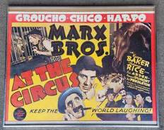 Marx Brothers Framed Movie Poster from the 1970's
