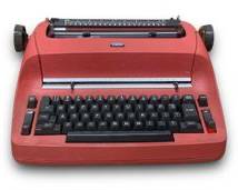 Red IBM Selectric Typewriter Model: 71
