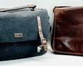 FLORENCE ITALY Brown Messenger Leather Shoulder Bag And THBK TANK Gray C‡mara Bag W Multiple Compartments
