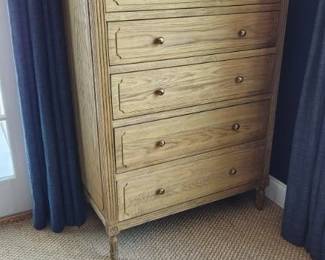 Light wood chest of drawers