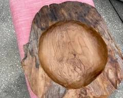 Designer wooden bowl