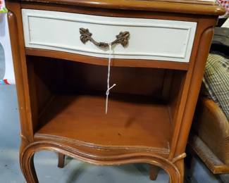 French Provincial Side Table/Night Stand