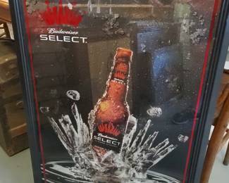 Mirrored Budweiser Picture