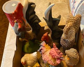 Rooster Figurines
