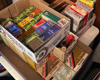 Assorted Boxes of Ammunition