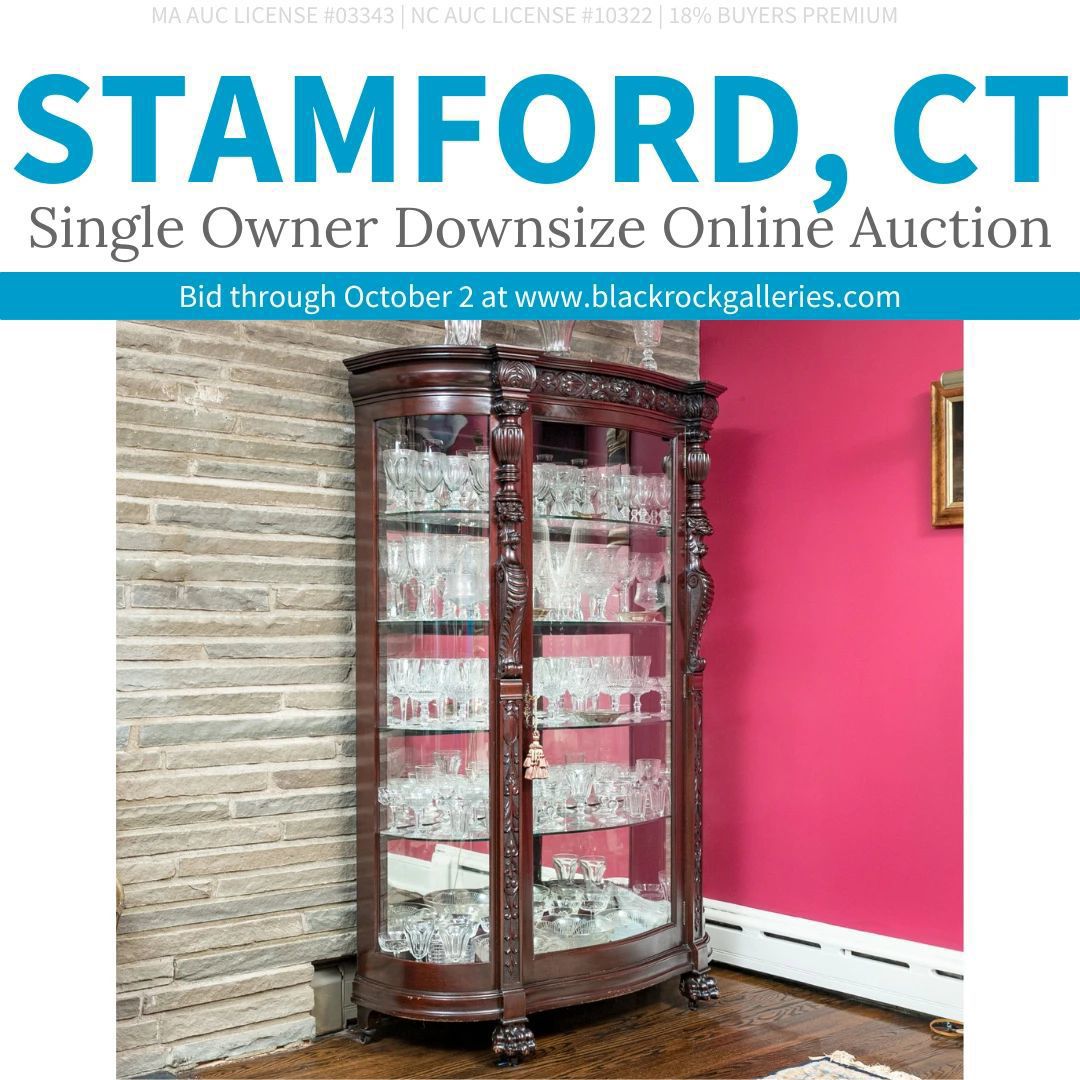 STAMFORD, CT SINGLE OWNER DOWNSIZE ONLINE AUCTION starts on 9/26/2023