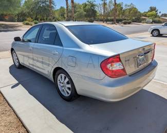 2003 TOYOTA CAMRY XLE 4-DOOR SEDAN
VIN: #JTDBF30K030111257
MILEAGE - APPROX. 48,350
CLEAN TITLE
