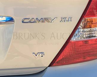 2003 TOYOTA CAMRY XLE 4-DOOR SEDAN
VIN: #JTDBF30K030111257
MILEAGE - APPROX. 48,350
CLEAN TITLE