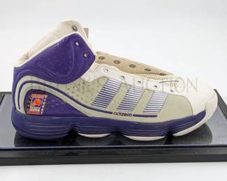 ADIDAS ADIZERO INFILTRA SHOE/ W DISPLAY CASE
PURPLE (PHOENIX SUNS) COLOR WAY
NEW WITH TAGS ATTACHED
SIZE 13.5
* SINGLE SHOE, NO LACES *