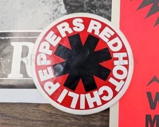 (8) VINTAGE BAND POSTERS VARIOUS SIZES AND CONDITIONS RUSTED R...