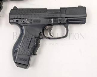 (2) WALTHER AIRSOFT PISTOLS
MODEL - CP99 COMPACT
CAL - 4.5MM (.177 BB)
