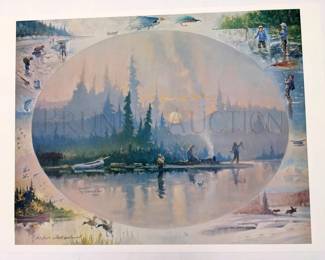 SCOTT MCDANIEL PRINT, SIGNED/NUMBERED SIGNED BY, SC...