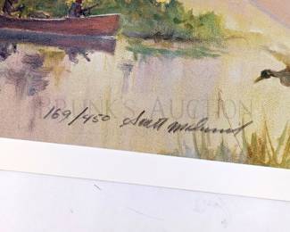 SCOTT MCDANIEL PRINT, SIGNED/NUMBERED SIGNED BY, SC...