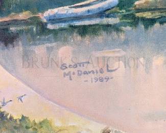 SCOTT MCDANIEL PRINT, SIGNED/NUMBERED SIGNED BY, SC...