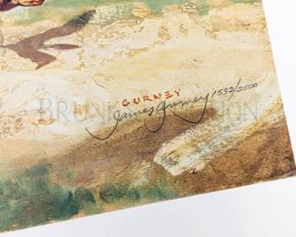 (X2) JAMES GURNEY PRINTS, SIGNED/NUMBERED (1) SIGNED BY...