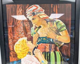 "THE SON OF THE SHEIK" LIMITED EDITION LITHOGRAPH MOVIE POST...