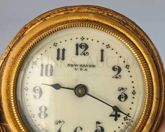 LALIQUE CRYSTAL STORE DISPLAY & (2) STATUES
(1) LALIQUE CRYSTAL STORE DISPLAY, 4", * CHIPPED *
(1) NEW HAVEN CHEROB DESK CLOCK, 10.5", * CLOCK NOT ATTACHED *
(1) VICTORIAN WRITING CHEROB PAPERWEIGHT, 4.5", * WING/FEATHER BROKEN *