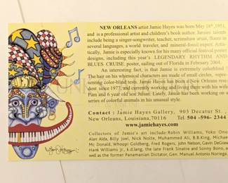 JAMIE HAYES ORIGINAL, SIGNED/NUMBERED "STAR KITTY" 1...