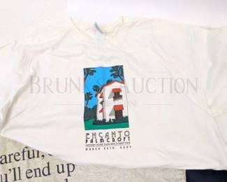 (8) VINTAGE SHIRTS
JIMMY BUFFETT MARGARITAVILLE
ENCANTO PALMCROFT HISTORIC HOME TOUR
BODY GLOVE ACTIONWEAR
SONNET
CLAN MACDOUGALL CELTIC