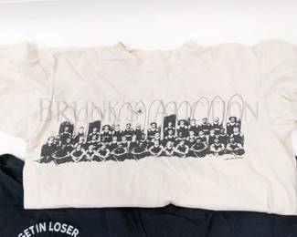 (8) VINTAGE SHIRTS
JIMMY BUFFETT MARGARITAVILLE
ENCANTO PALMCROFT HISTORIC HOME TOUR
BODY GLOVE ACTIONWEAR
SONNET
CLAN MACDOUGALL CELTIC