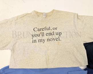 (8) VINTAGE SHIRTS
JIMMY BUFFETT MARGARITAVILLE
ENCANTO PALMCROFT HISTORIC HOME TOUR
BODY GLOVE ACTIONWEAR
SONNET
CLAN MACDOUGALL CELTIC