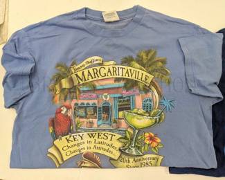 (8) VINTAGE SHIRTS
JIMMY BUFFETT MARGARITAVILLE
ENCANTO PALMCROFT HISTORIC HOME TOUR
BODY GLOVE ACTIONWEAR
SONNET
CLAN MACDOUGALL CELTIC