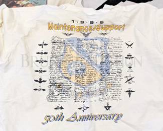 7) VINTAGE SHIRTS
STAR WARS
CATS IN SPACE
VIDEO GAME CHARACTER
" I TOLD YOU I WAS SICK"
BLUE ANGELS MAINTENANCE TEAM
1995 FLIGHT FEST
JAPANESE
