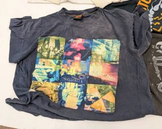 (7) VINTAGE BAND SHIRTS
STONE TEMPLE PILOT
ANTHRAX
RUSTED ROOT
MAD SEASON
HENRY ROLLINS
GRUNTRUCK