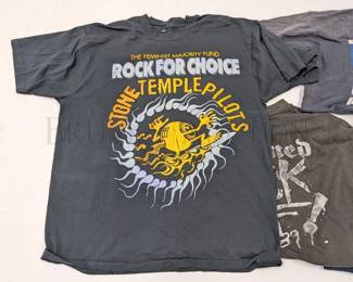 (7) VINTAGE BAND SHIRTS
STONE TEMPLE PILOT
ANTHRAX
RUSTED ROOT
MAD SEASON
HENRY ROLLINS
GRUNTRUCK