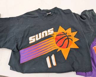 8) VINTAGE SPORTS SHIRTS
PHOENIX SUNS
DAN MAJERLE, SUNS
NBA EASTERN CONFERENCE
1993 NBA FINALS
CENTRAL BOBCATS