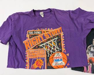 8) VINTAGE SPORTS SHIRTS
PHOENIX SUNS
DAN MAJERLE, SUNS
NBA EASTERN CONFERENCE
1993 NBA FINALS
CENTRAL BOBCATS
