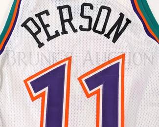 (2) BASKETBALL JERSEYS (1) PHOENIX SUNS, PERSON #11, SIZE...