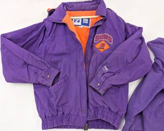 (2 PC) PHOENIX SUNS WINTER WEAR (1) PHOENIX SUNS COAT, OFFICIAL...