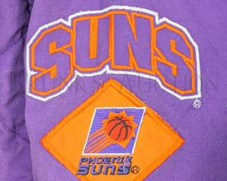 (2 PC) PHOENIX SUNS WINTER WEAR (1) PHOENIX SUNS COAT, OFFICIAL...