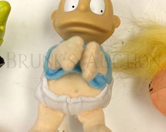 VINTAGE NICKELODEON TOYS RUGRATS HEY ARNOLD CATDOG