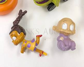 VINTAGE NICKELODEON TOYS RUGRATS HEY ARNOLD CATDOG