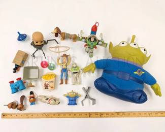 VINTAGE "TOY STORY" TOYS LARGE ALIEN PLUSH BODY WITH HARD PL...