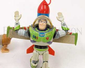 VINTAGE "TOY STORY" TOYS LARGE ALIEN PLUSH BODY WITH HARD PL...