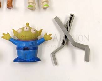 VINTAGE "TOY STORY" TOYS LARGE ALIEN PLUSH BODY WITH HARD PL...