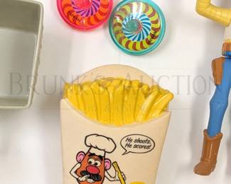 VINTAGE "TOY STORY" TOYS LARGE ALIEN PLUSH BODY WITH HARD PL...