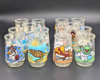 (14) WELCH'S ADVERTISING JARS (6) 1998 WELCH'S ADVERTISING JAM...