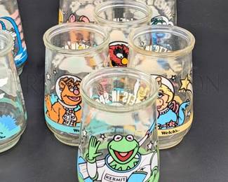 (14) WELCH'S ADVERTISING JARS (6) 1998 WELCH'S ADVERTISING JAM...