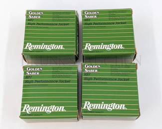 (100 ROUNDS) REMINGTON 380 AUTO AMMO, HOLLOW POINT (4 BOXES)