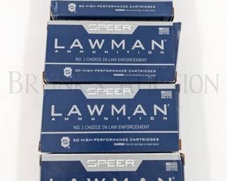 (200 ROUNDS) SPEER 9MM AMMO (4 BOXES)