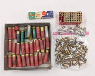 ASSORTMENT OF LOOSE AMMO VARIOUS CALIBERS, CONDITIONS A...